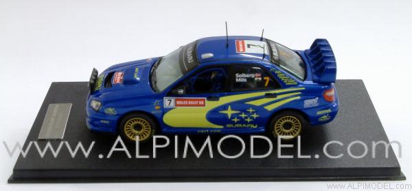 Subaru Impreza WRC Winner GB Rally 2003 Petter Solberg (Subaru Prodrive Promotional) - ixo-models