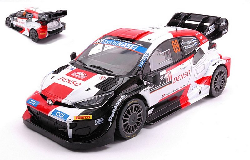 Toyota Yaris GR #69 Rally Monte Carlo 2023 Rovanpera - Halttunen by ixo-models