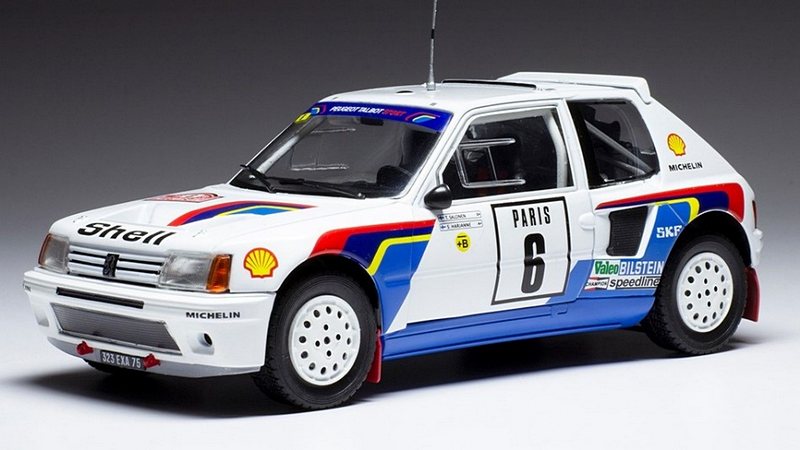 Peugeot 205 T16 #6 Rally Monte Carlo 1985 Salonen - Harjanne by ixo-models