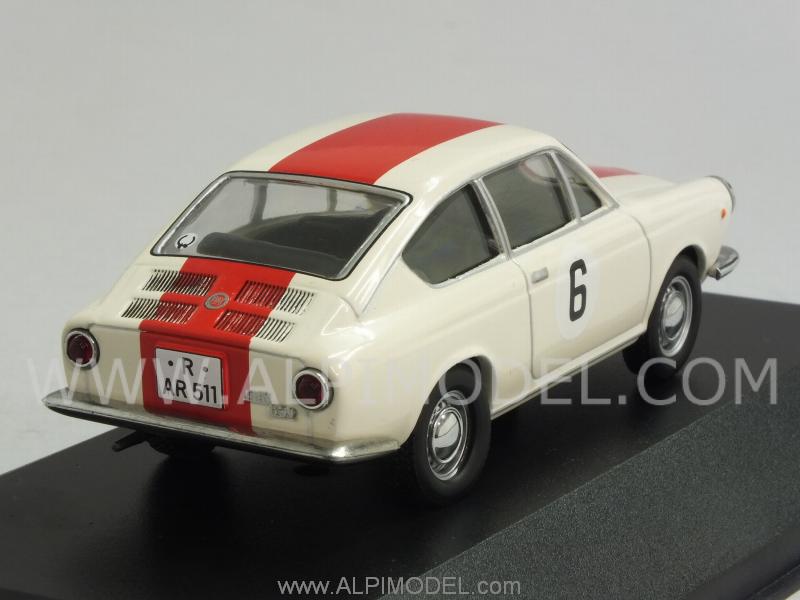 Fiat 850 Coupe #6 Rally Bavaria 1968 Rohrl / Walter Rohrl Collection - ixo-models