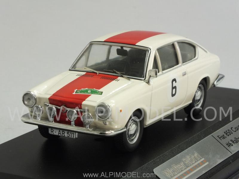 Fiat 850 Coupe #6 Rally Bavaria 1968 Rohrl / Walter Rohrl Collection by ixo-models