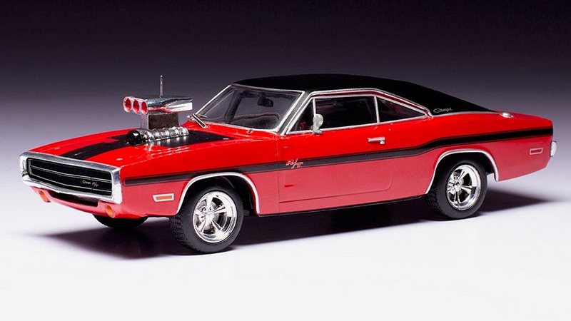 Dodge Charger R/T 1970 (Red) by ixo-models