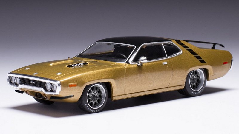 Plymouth GTX Runner 1971 (Met.Gold) by ixo-models