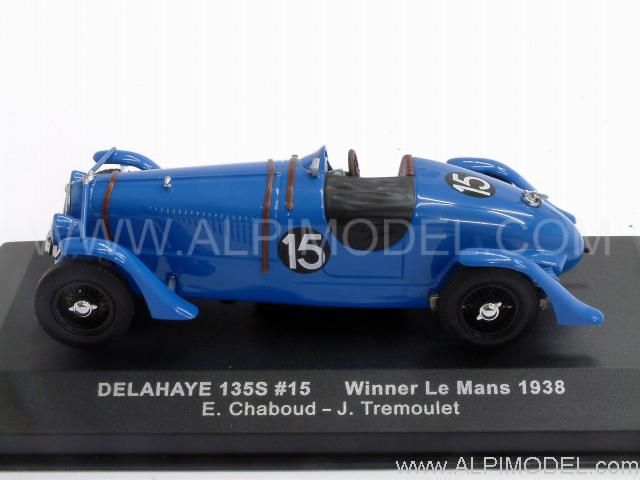 Delahaye 135S #15 Winner Le Mans 1938 Chaboud -Tremoulet - ixo-models