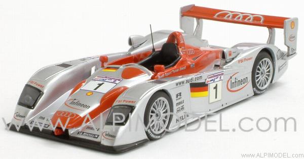 Audi R8 2002 #1 F.Biela-T.Kristensen-E.Pirro Winner Le Mans 2002 by ixo-models