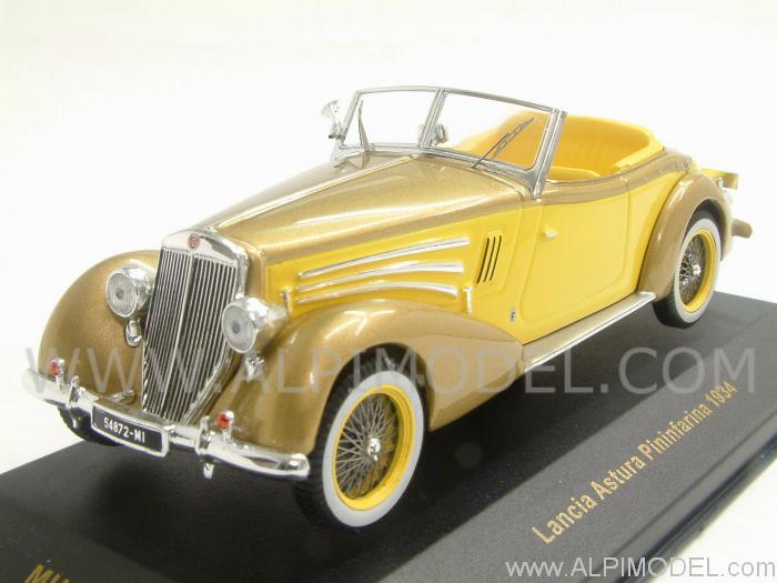 Lancia Astura Pininfarina 1934 (Gold/Yellow) by ixo-models