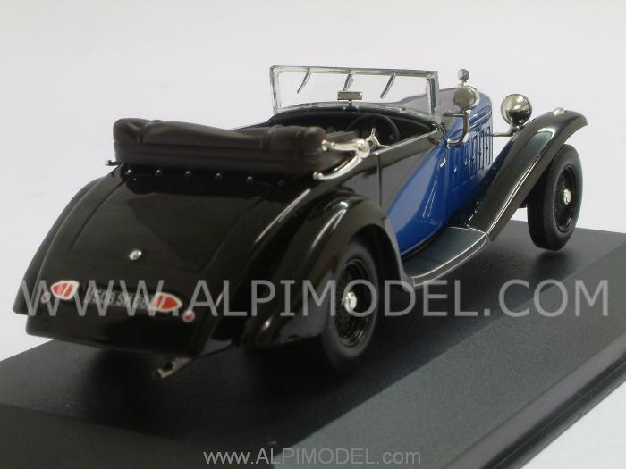 Delage D8SS Fernandez & Darrin 1932 (Blue/Black) - ixo-models