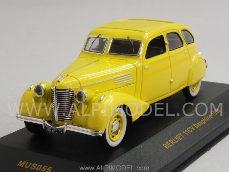 Berliet 11CV Dauphine 1939 (Yellow) by ixo-models