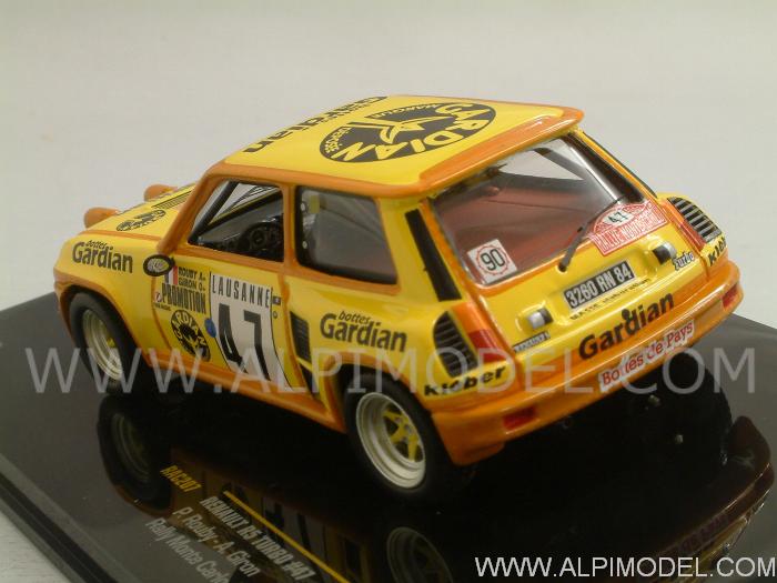 Renault 5 Turbo #47 Rally Monte Carlo 1982 Rouby - Giron - ixo-models
