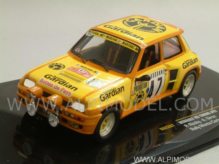 Renault 5 Turbo #47 Rally Monte Carlo 1982 Rouby - Giron by ixo-models
