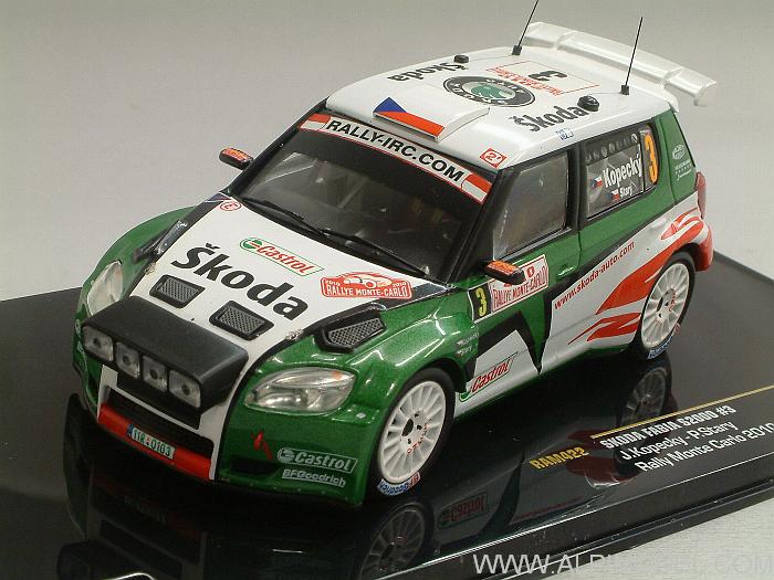 Skoda Fabia Super 2000 #3 Rally Monte Carlo 2010 Kopecky - Stary by ixo-models