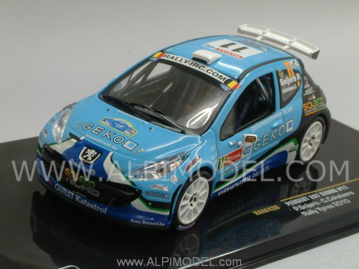 Peugeot 207 S2000 N.11 Ypres 2010 Snijers - Colelaere by ixo-models