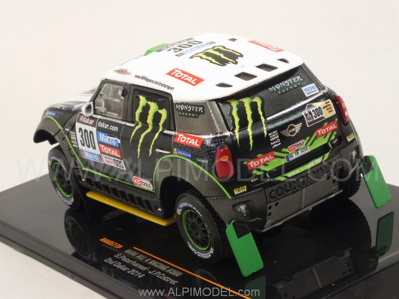 MINI All 4 #300 2nd Dakar 2014 Peterhansel - Cottret - ixo-models