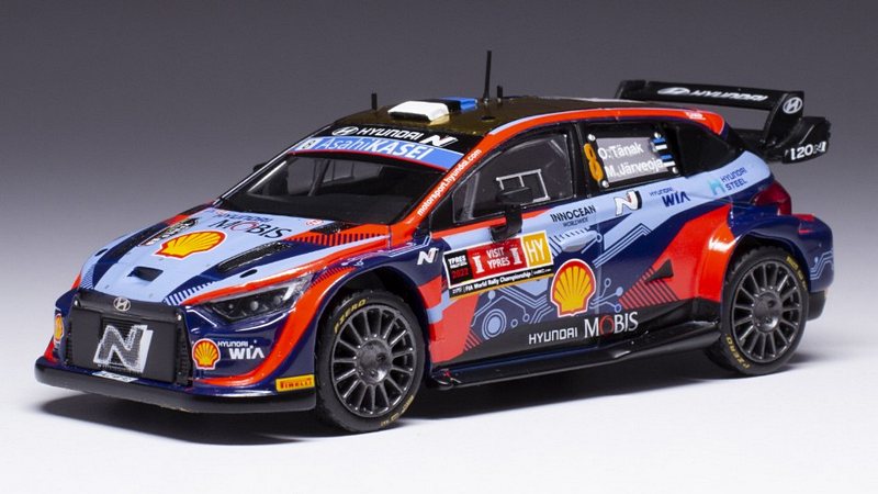 Hyundai I20N WRC #8 Ypres Rally 2022 Tanak - Jarveoja by ixo-models