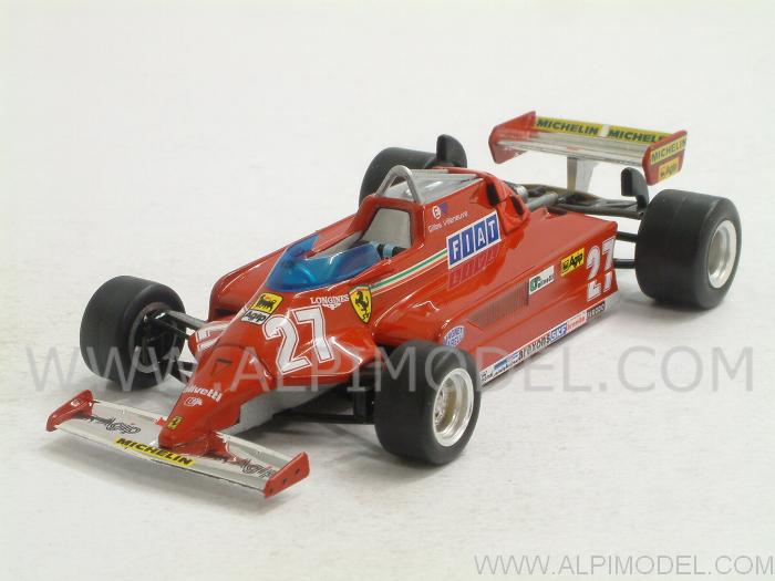 Ferrari 126 CK 1981 Gilles Villeneuve by ixo-models
