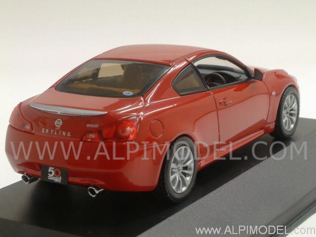 Nissan Skyline Coupe 50th Anniversary 2007 (Burning Red) - j-collection