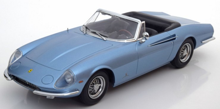 Ferrari 365 California Spider 1966 (Light Blue Metallic) by kk-scale-models