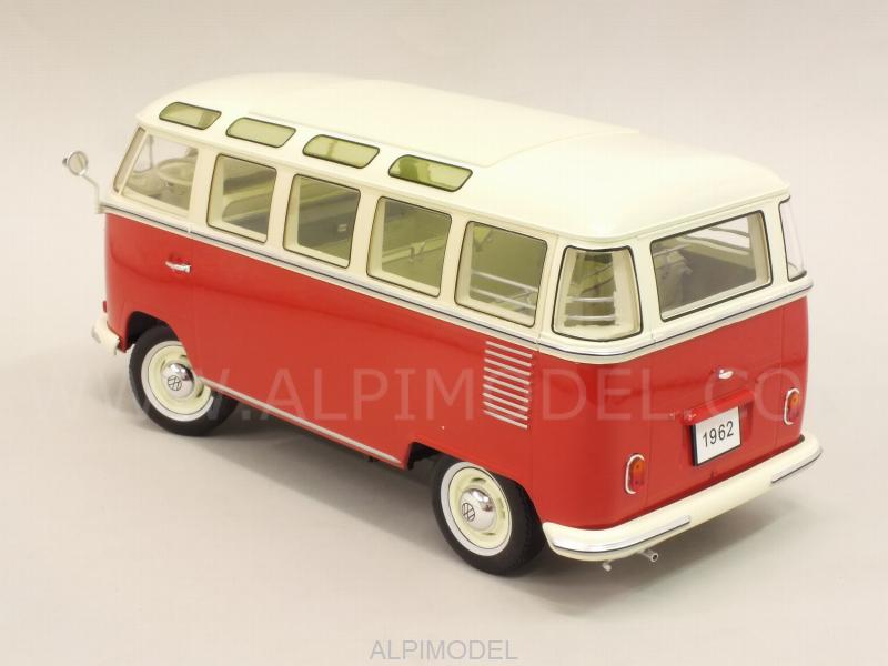 Volkswagen T1 Samba Bus 1959 (Red/Creme) - kk-scale-models