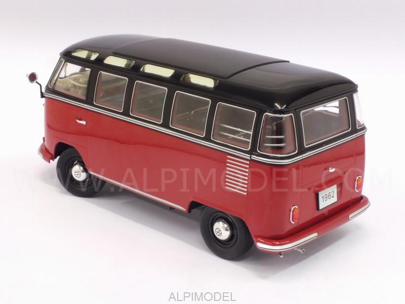 Volkswagen T1 Samba Bus 1959 (Red/Black) - kk-scale-models