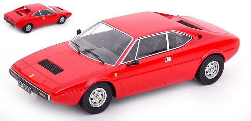 Ferrari 208 GT4 1975 (Red) by kk-scale-models