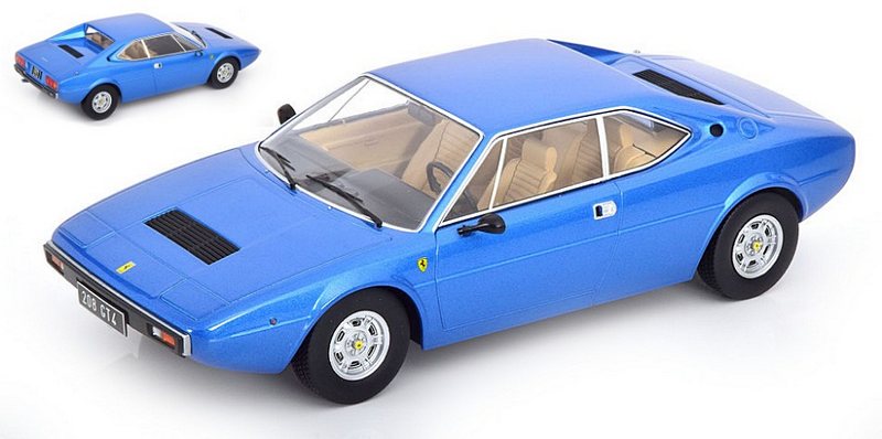 Ferrari 208 GT4 1975 (Light Blue Metallic) by kk-scale-models