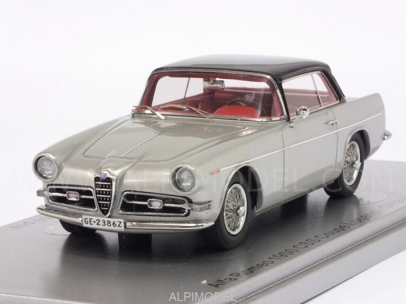 Alfa Romeo 1900 CSS Coupe Lugano Ghia Aigle 1957 (Silver) by kess