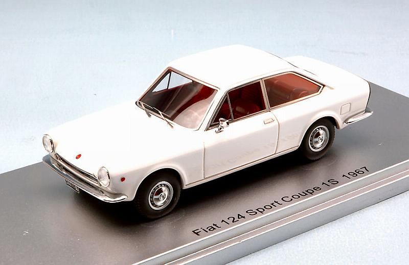 Fiat 124 Sport Coupe 1967 (White) by kess