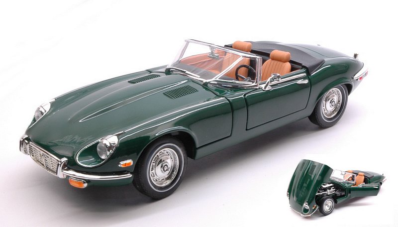 Jaguar E-Type Spyder 1971 (Green) by lucky-die-cast