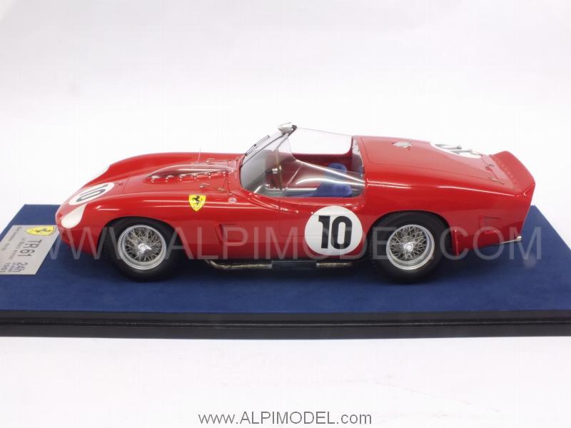 Ferrari TR61 #10 Winner Le Mans 1961 Gendebien - Hill (with display case/con vetrina) - looksmart