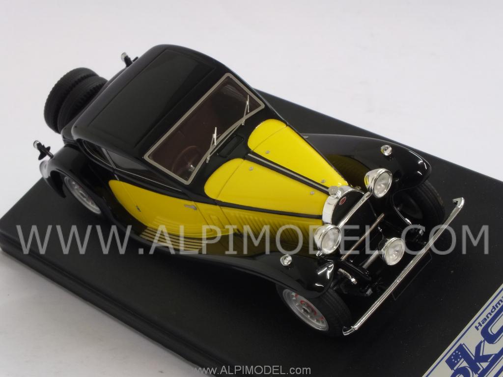Bugatti Type 50T 1930  (Yellow/Black) - looksmart