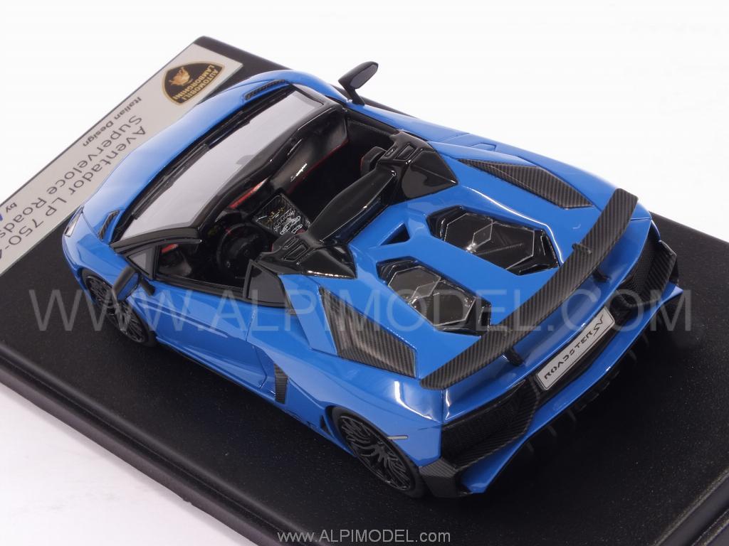 Lamborghini Aventador LP750-4 Superveloce Roadster (Blue Le Mans) - looksmart