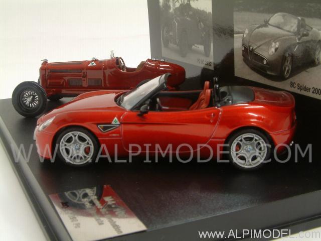 Alfa Romeo 100th Anniversary Set - Alfa Romeo P3 + Alfa Romeo 8C Limited Edition - m4