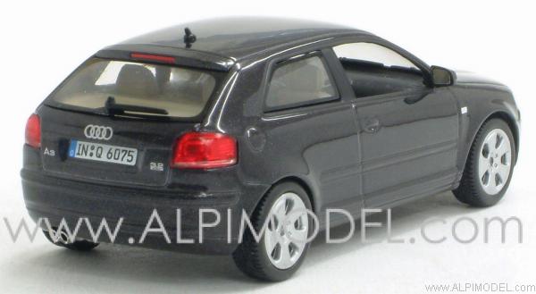 Audi A3 2003 (Dark Grey metallic) (made for Audi by Minichamps) - minichamps