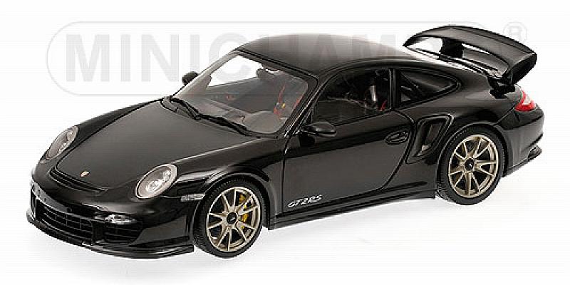 Porsche 911 997 II Gt2 Rs 2011 Black With Silver Wheels by minichamps
