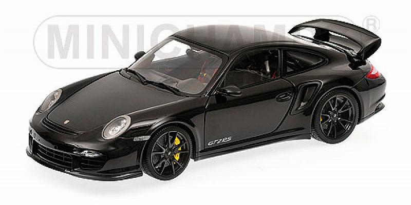 Porsche 911 997 II Gt2 Rs 2011 Black With Black Wheels by minichamps
