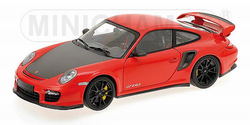 Porsche 911 997 II Gt2 Rs 2011 Red With Black Wheels by minichamps