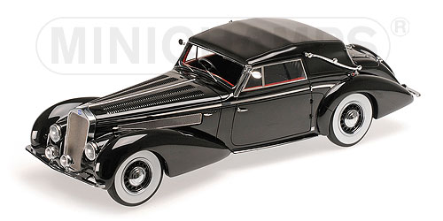 Delage D8-120 Cabriolet 1939 (Black) by minichamps