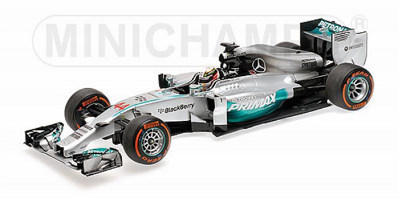 Mercedes W05 AMG Winner GP Malaysia 2014 World Champion Lewis Hamilton by minichamps