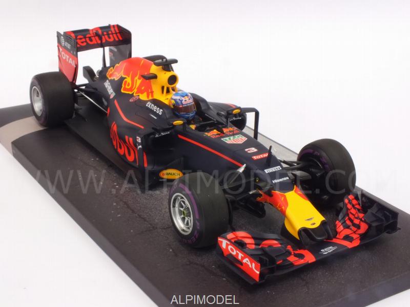 Red Bull RB12 GP Monaco 2016 Daniel Ricciardo 1st Pole Position (HQ resin) - minichamps