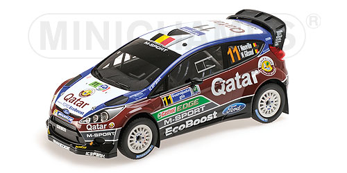 Ford Fiesta RS WRC Qatar M-Sport World Rally Team #11  Rally Mexico 2013 Neuville - Gilsoul by minichamps