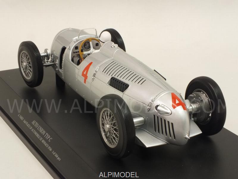 Auto Union Typ C #4 Grand Prix Automobile De Monaco 1936 Achille Varzi - minichamps