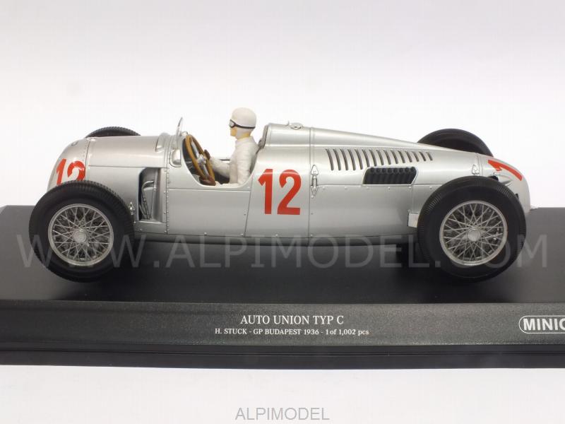 Auto Union Typ C #12 GP Budapest 1936 Hans Stuck - minichamps