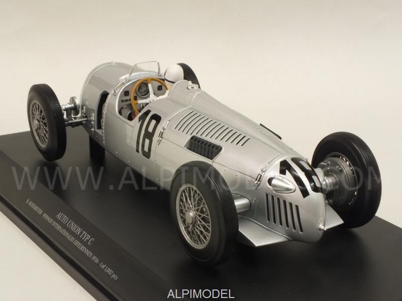 Auto Union Typ C #18 Winner Internationales Eifelrennen 1936 Bernd Rosemeyer - minichamps