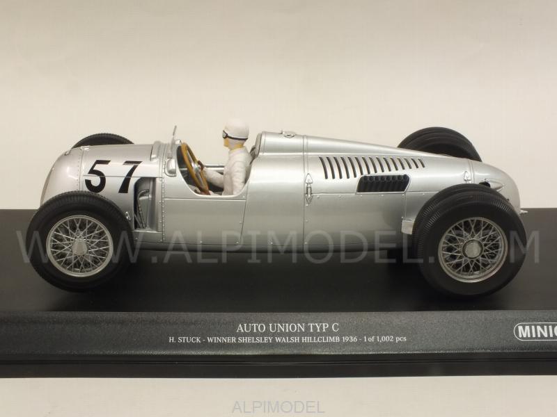 Auto Union Typ C #57 Winner Shelsley Walsh Hillclimb 1936 Hans Stuck - minichamps