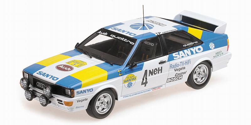 Audi Quattro Sport Sweden Winner Rally Sweden 1982 Blomqvist by minichamps