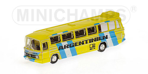 Mercedes O302 Bus 1974 Nazionale Argentina  (N scale - 1/160) by minichamps