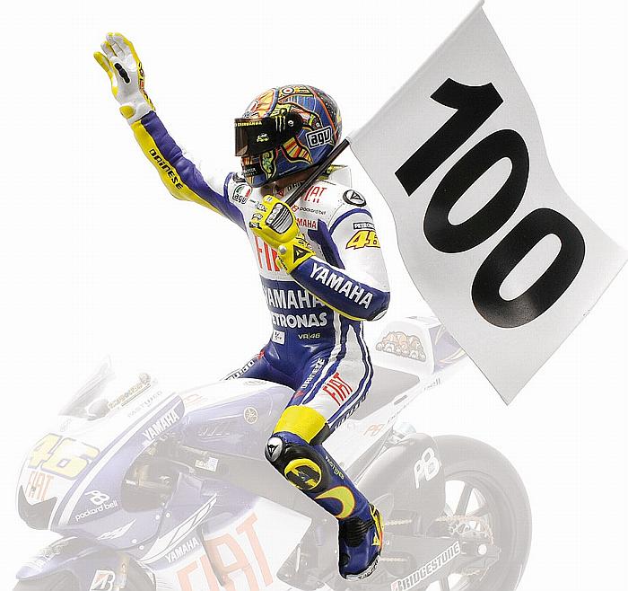 Valentino Rossi figurine 100 GP Wins GP Assen World Champion  MotoGP 2009 by minichamps