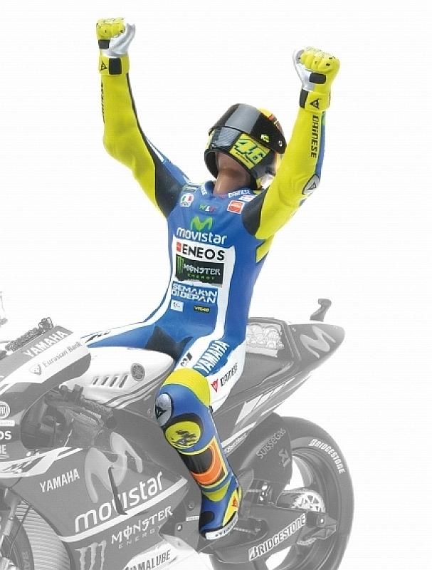 Valentino Rossi figure Winner MotoGP Australia 2014 - minichamps