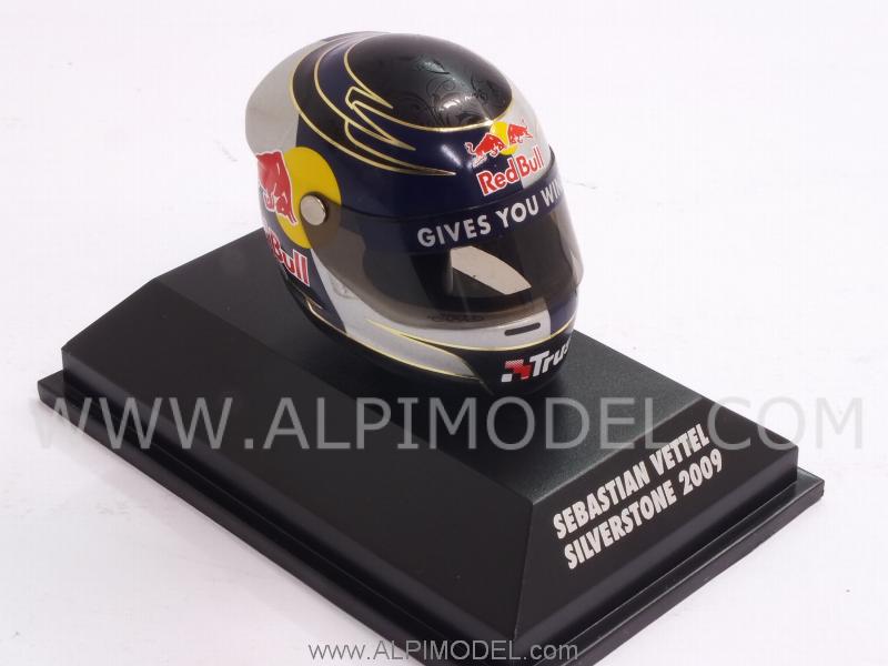 Helmet Arai Sebastian Vettel Silverstone 2009  (1/8 scale - 3cm) - minichamps