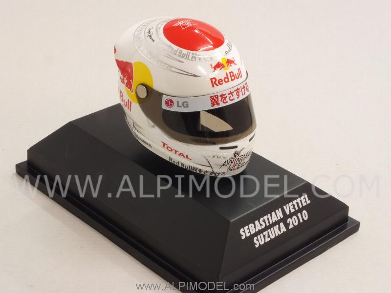 Helmet Arai Sebastian Vettel Suzuka 2010 (1/8 scale - 3cm) - minichamps